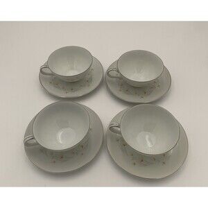 Summit fine china Japan Dream Cup and Saucer Set of 4.